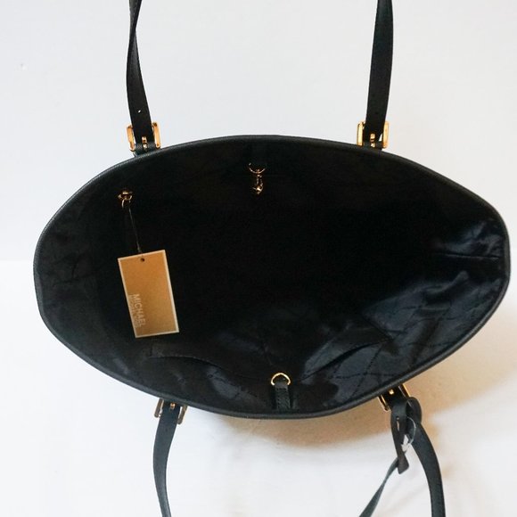 Michael Kors MD Carryall Tote MK Brown Black - Picture 6 of 12